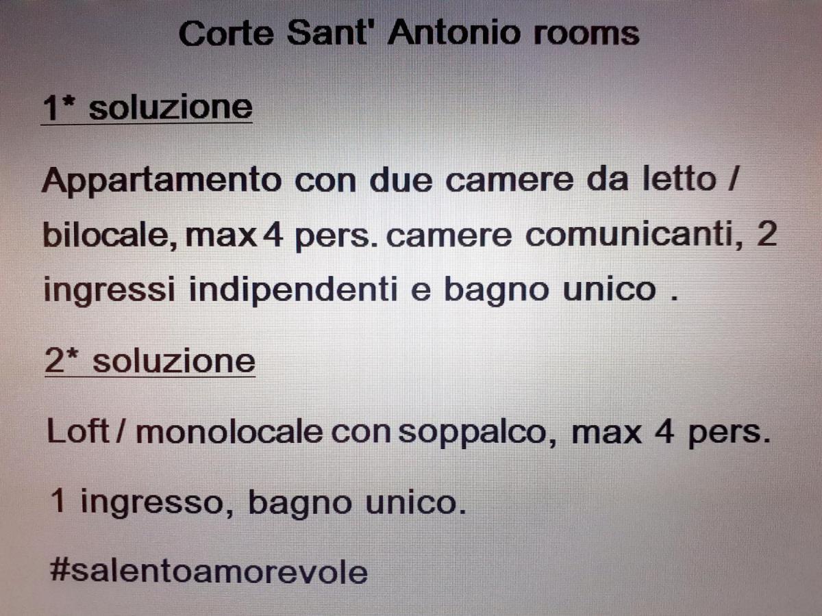 Corte Sant'Antonio Rooms 马尔塔诺 外观 照片